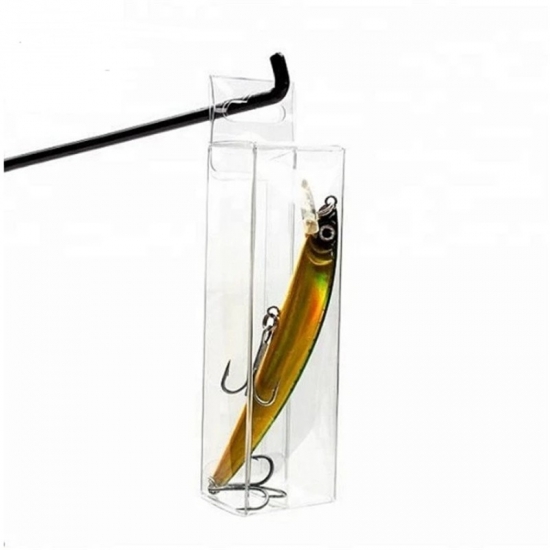 Clear Printed Fishing Lure Tackle PVC PET Box Plastic Packaging