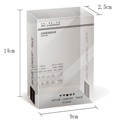 custom wholesale logo paper mens underwear Packaging garment box